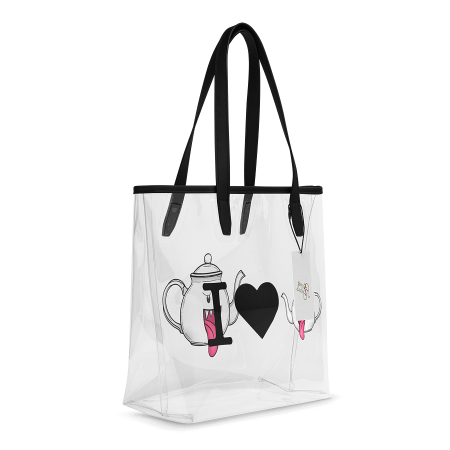 I Love Boo-Tea Clear Tote Bag product image (6)