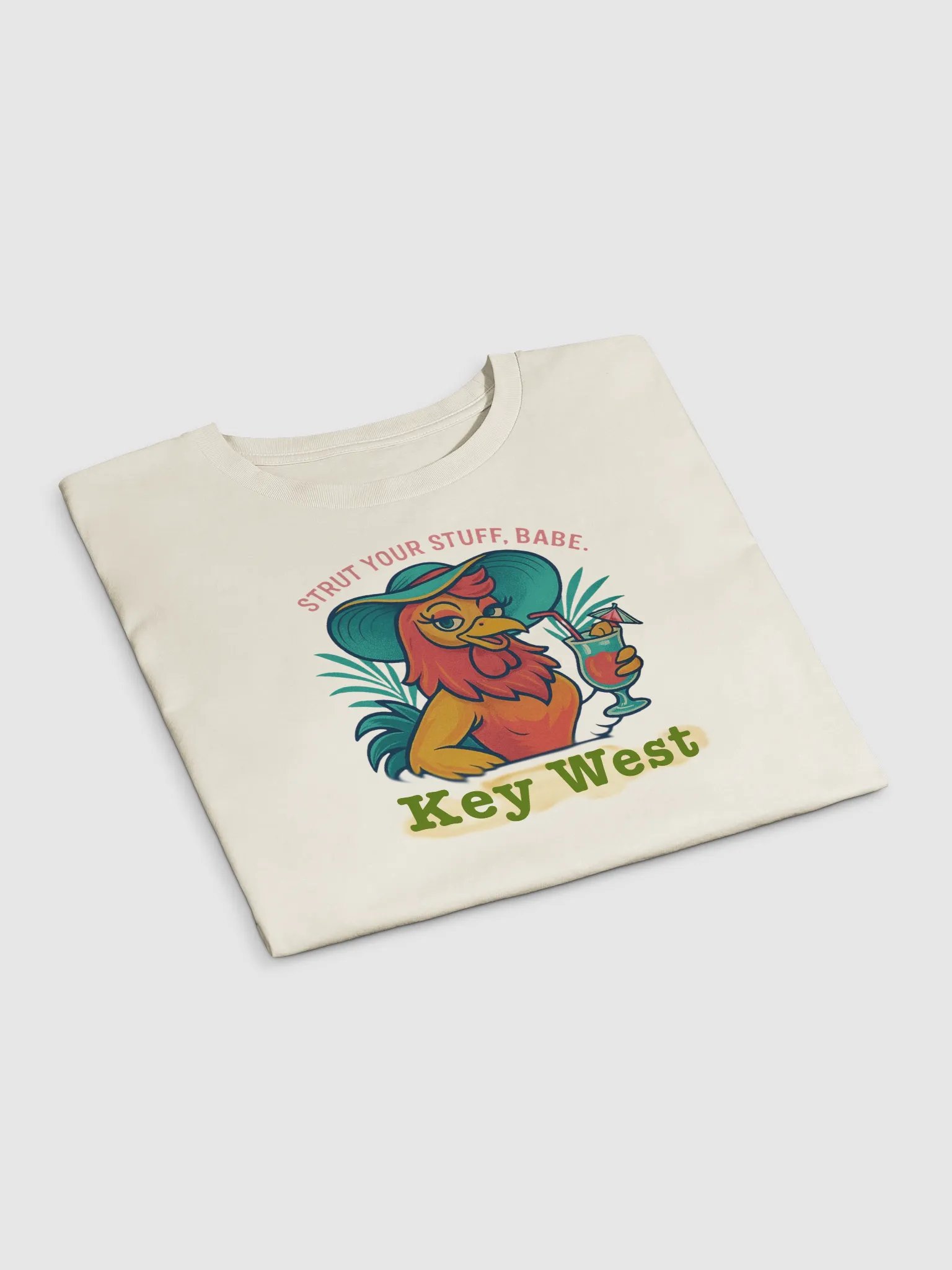 Key West Strut Your Stuff, Babe Rooster Ladies Crop Top product image (5)