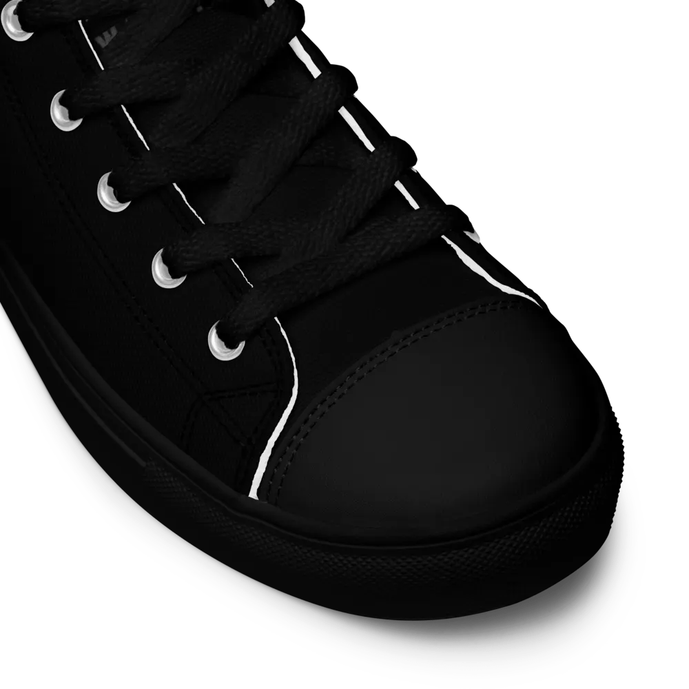 Skull Logo High Top Canvas Shoes product image (11)