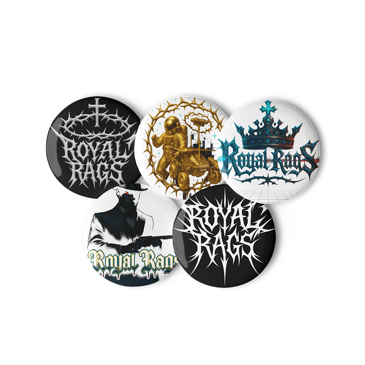Orbit & Throne: Royal Rags 5-Pin Collection product image (3)