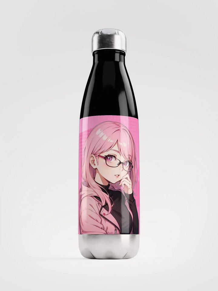 (PINK WAIFU) K Stainless Steel Water Bottle product image (1)