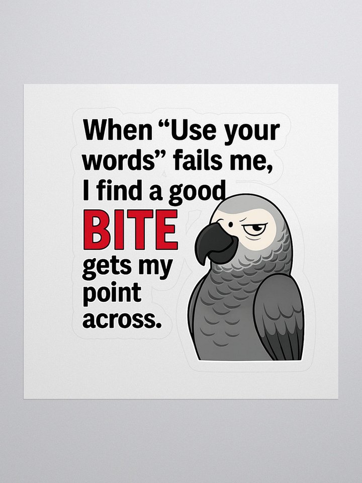 Grey Communication Skills Sticker product image (1)
