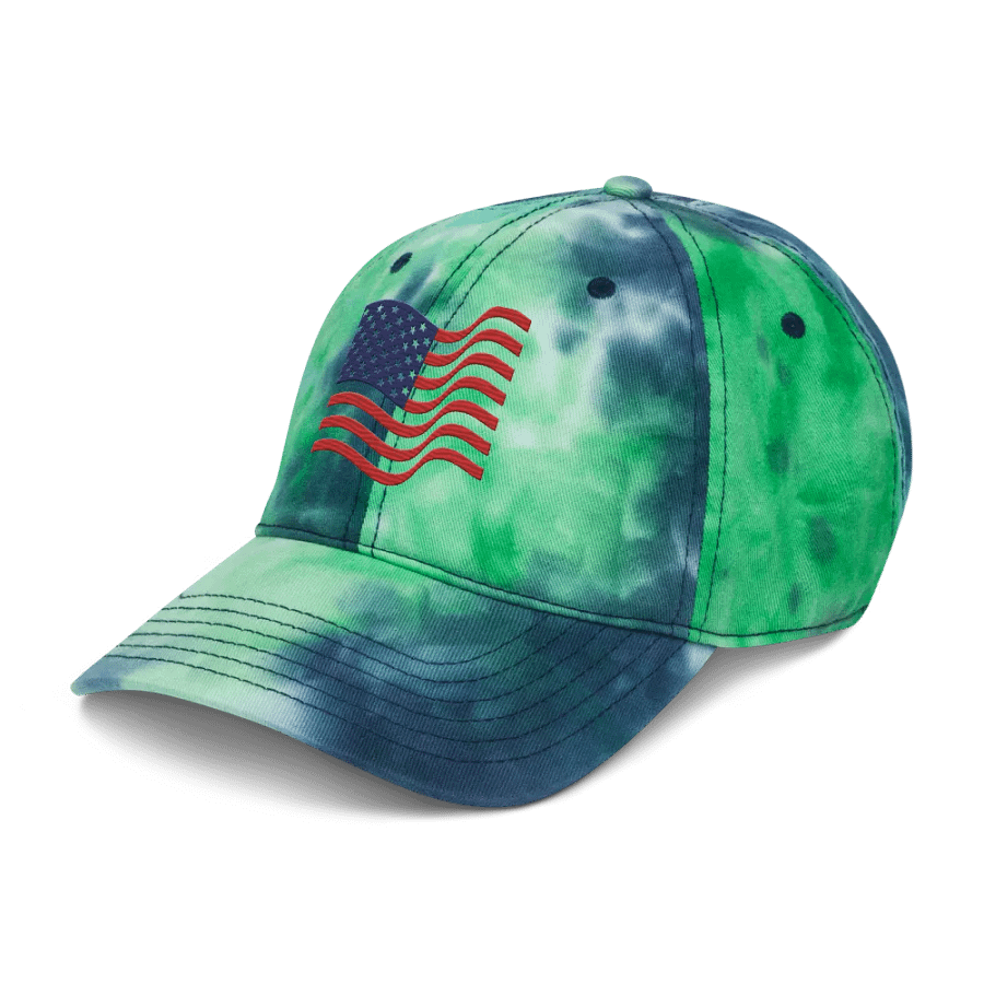 Starry Stripes Tie-Dye Dad Hat product image (11)