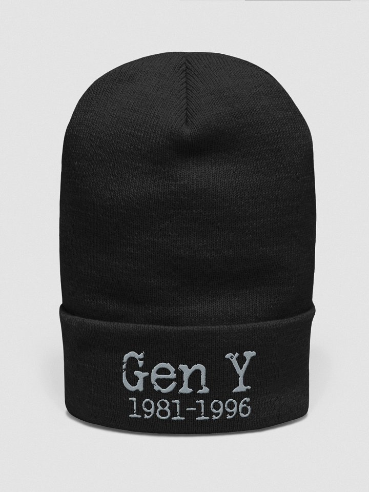 Gen Y 1981-1996 Embroidered Beanie product image (1)