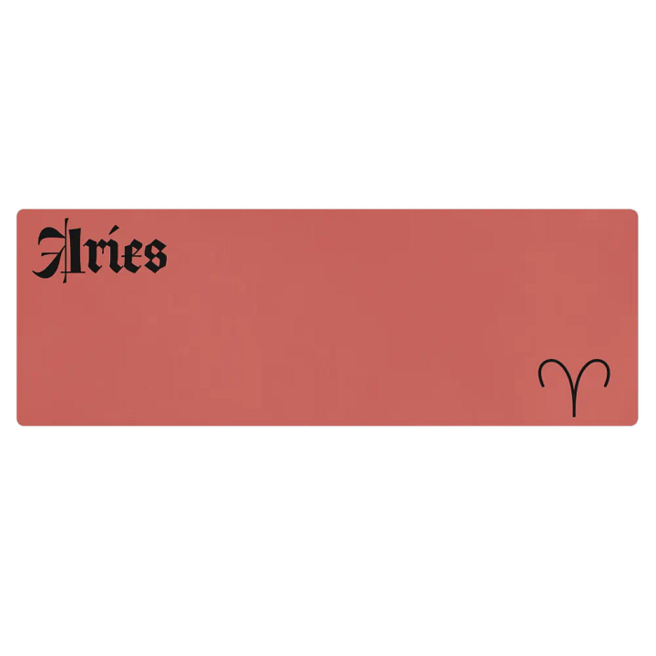 Aries Zodiac Yoga Mat product image (1)