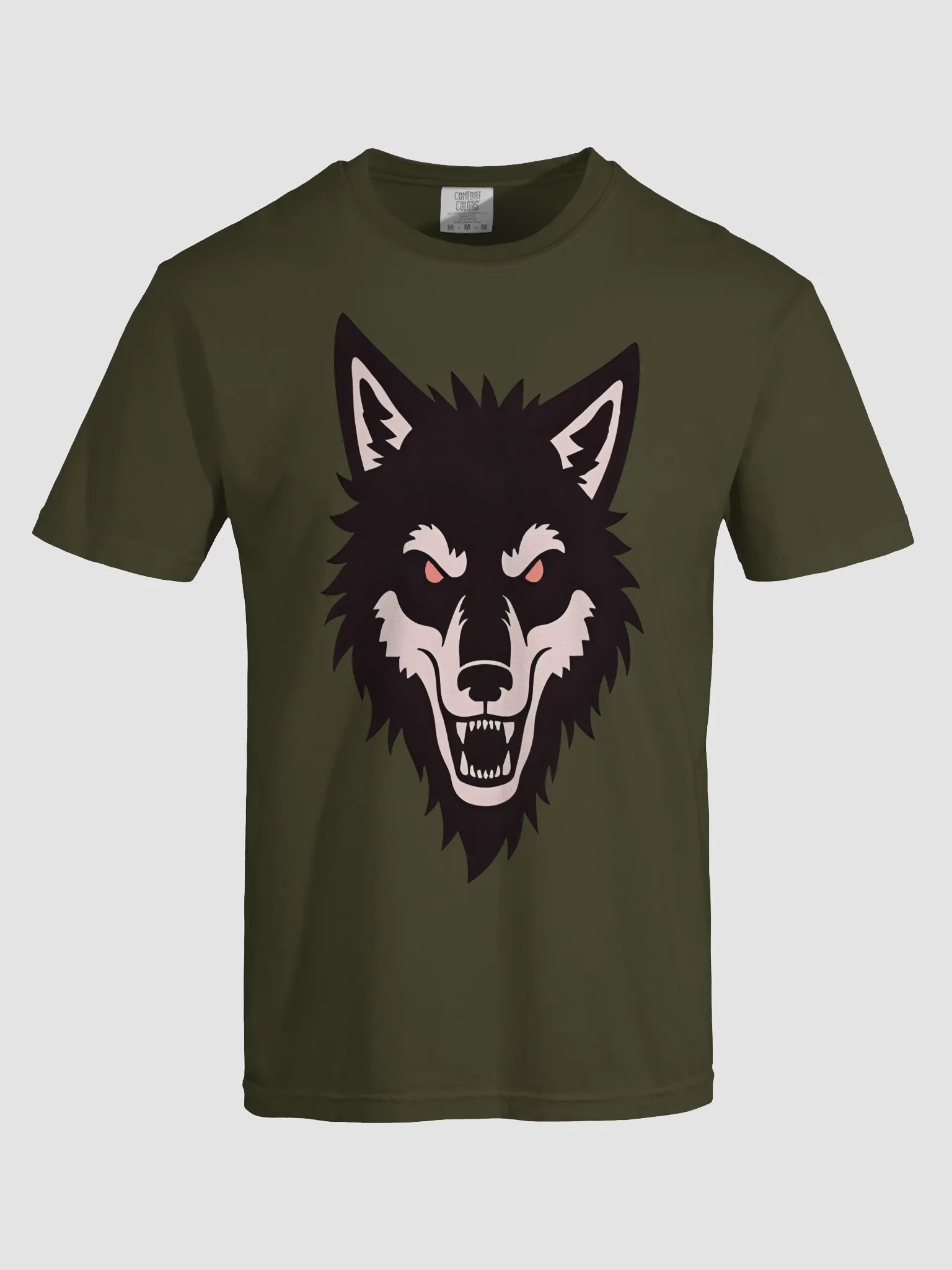 Scary Wolf Face Sweatshirt – Feral Beast Mode Streetwear product image (32)