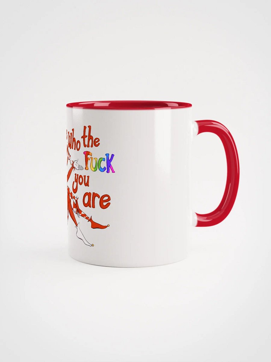 Be Who The Fuck Your Are Red Jester Mug product image (1)