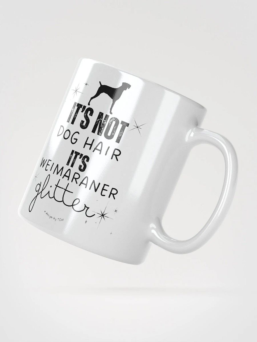 Weim Glitter - White Glossy Mug product image (2)