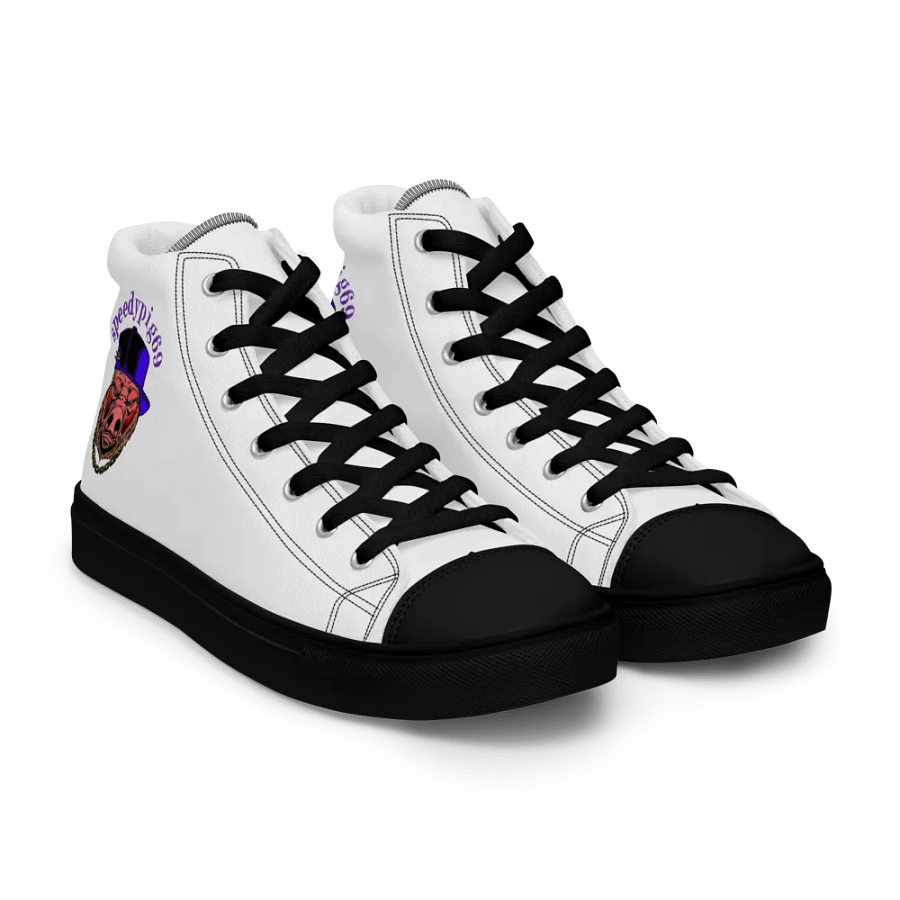 Women`s Beardlympics High Top Canvas Shoes product image (12)