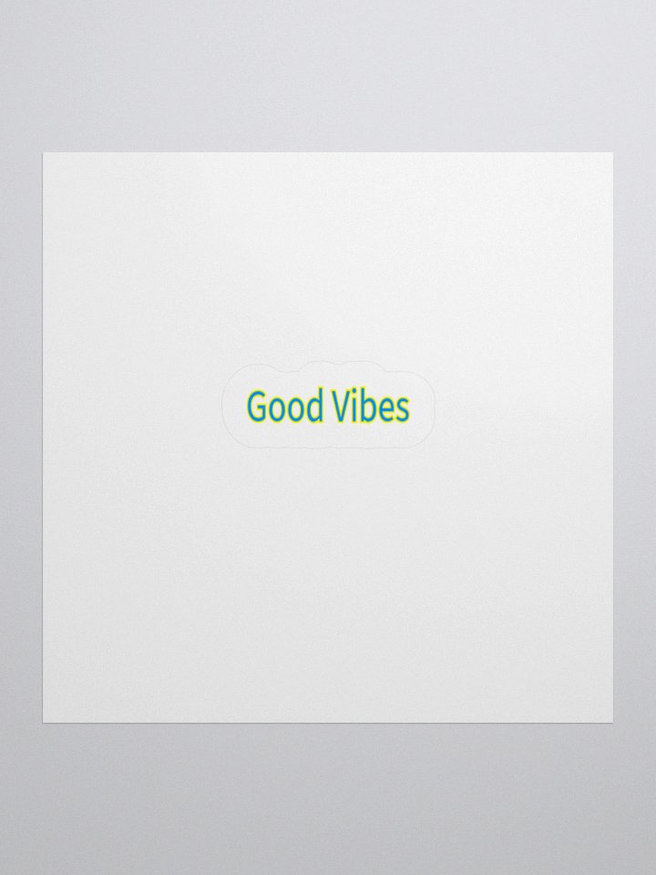Good Vibes Sticker. product image (1)