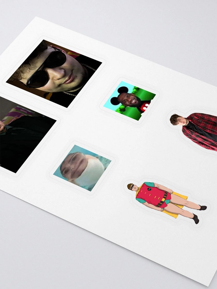 BIGman emote sticker sheet product image (2)