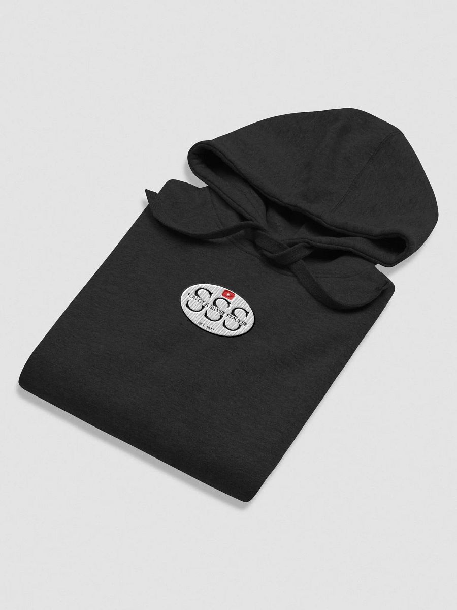 The Stacker Embroidered Hoodie Small Logo Centered product image (4)