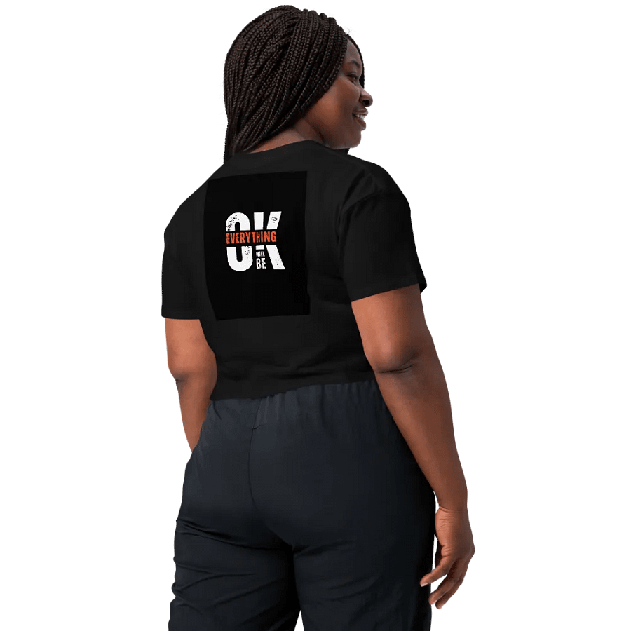 Savage Stretched Font Crop Top product image (7)