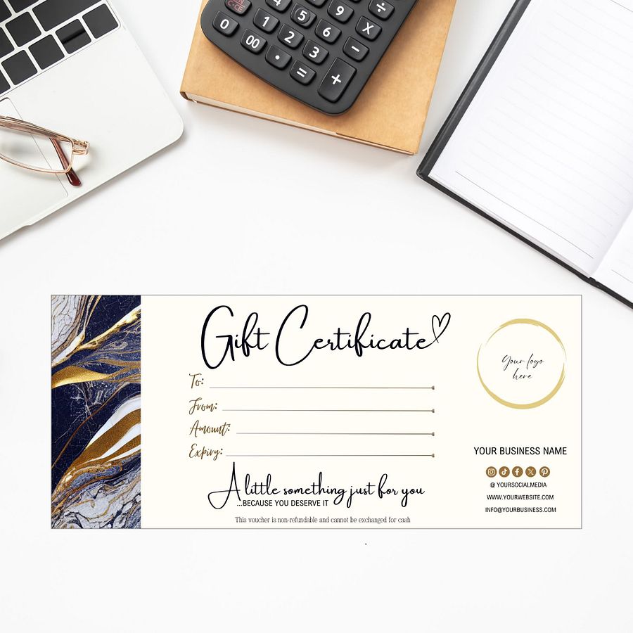 Aurelia - Gift Certificate Template product image (4)