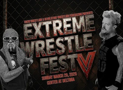 If we sell out all Ringside Seats by December 1, 2025 I will announce something HUGE!!! Are you ready for Extreme Wrestle Fes...