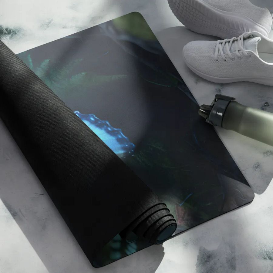 Luminescent Butterflies Yoga Mat product image (12)