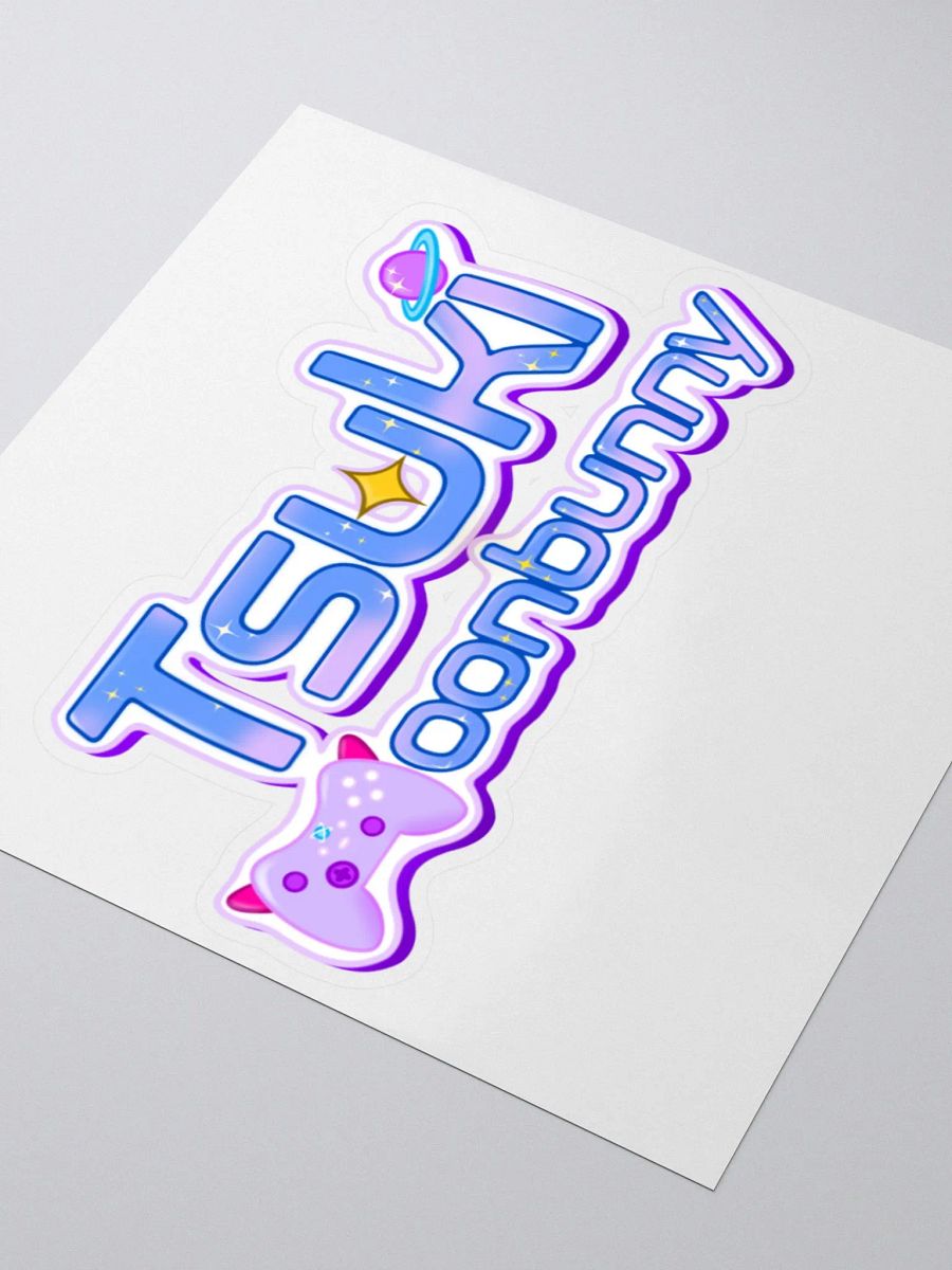 Tsuki the Moon Bunny Logo Sticker (2nd Gen) product image (3)
