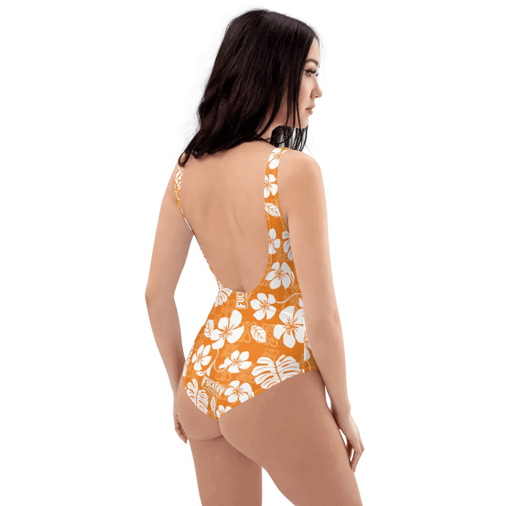Fuckers Offroad Ladies Hawaiian Swinsuit - Orange product image (7)