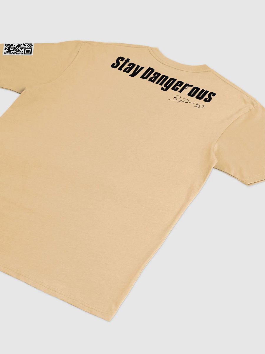 BigDre357 STAY DANGEROUS QR CODE T-SHIRT product image (4)