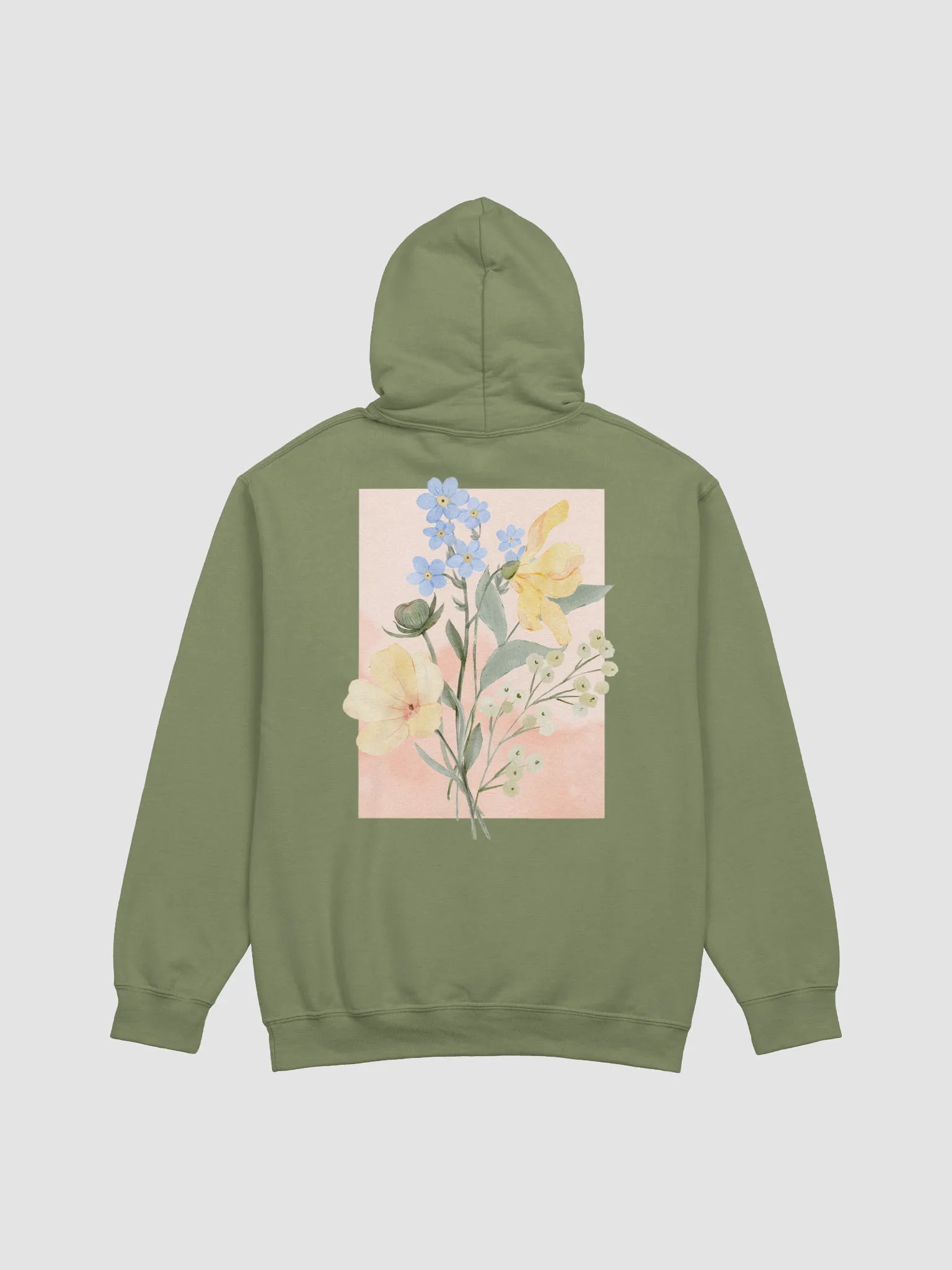 Pastel Floral Hoodie #1 product image (3)
