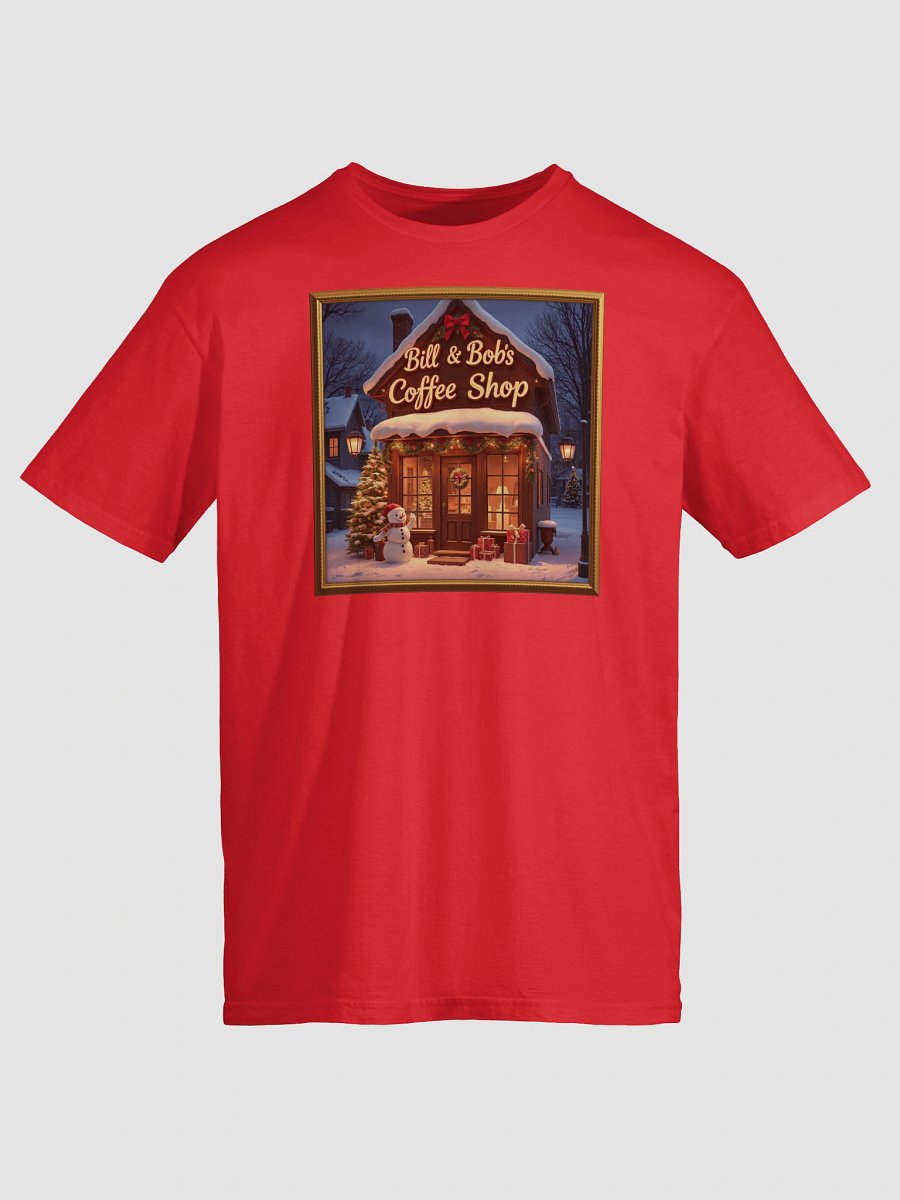 Bill and Bob's Coffee Shop Christmas | Recovery T-Shirt Inspiring Sobriety product image (1)