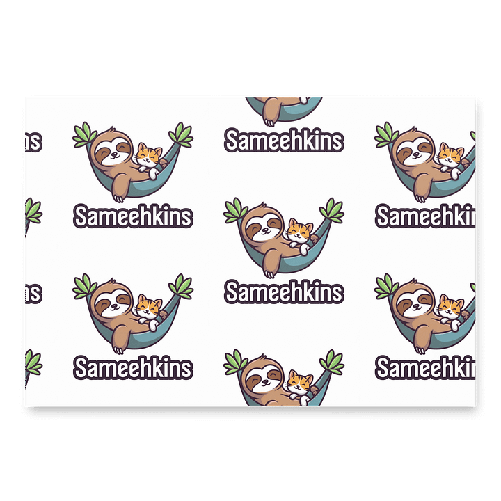 Lazy Days wrapping paper product image (1)
