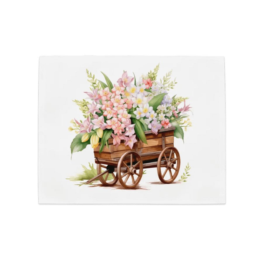 Floral Cart Harmony Placemat Set (Set of 4) product image (3)