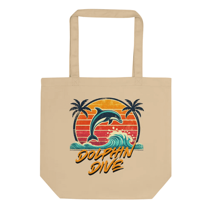 Sunset Dolphin Dive Eco Tote product image (2)