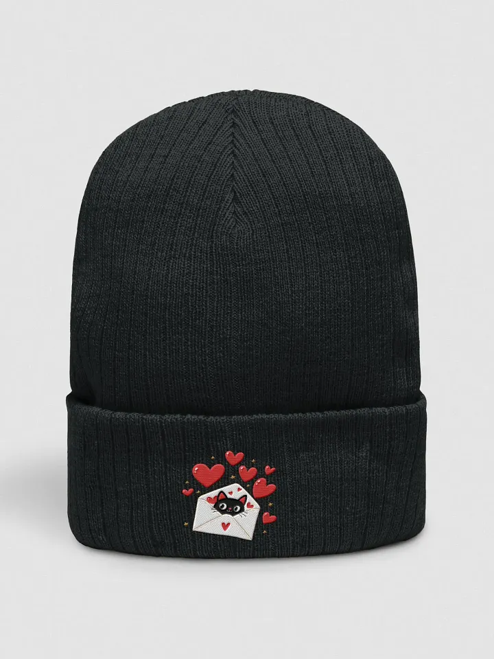 Feline Valentine Envelope - Embroidered beanie product image (2)