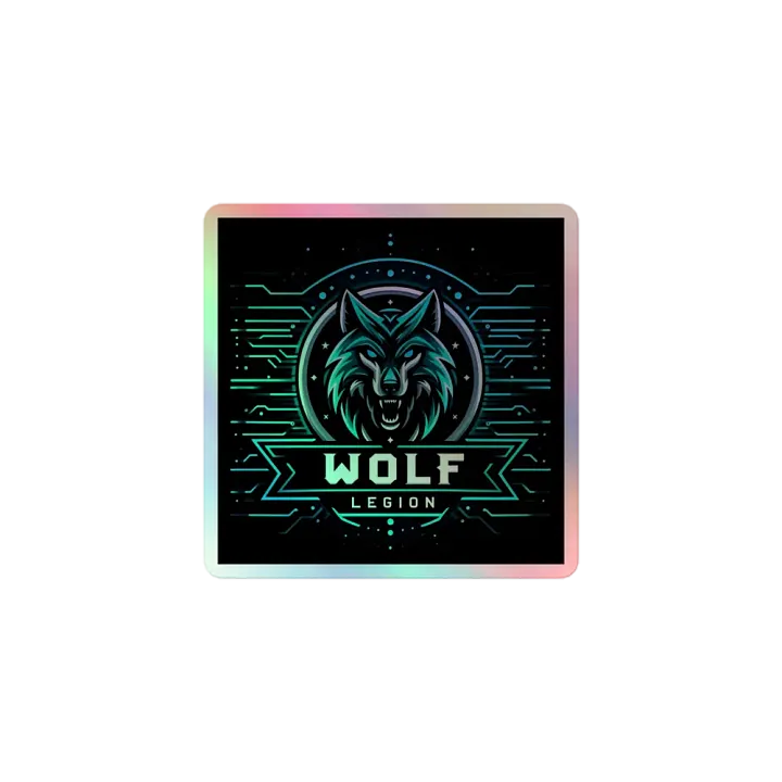 Wolf Legion Holographic Sticker Sheet product image (1)