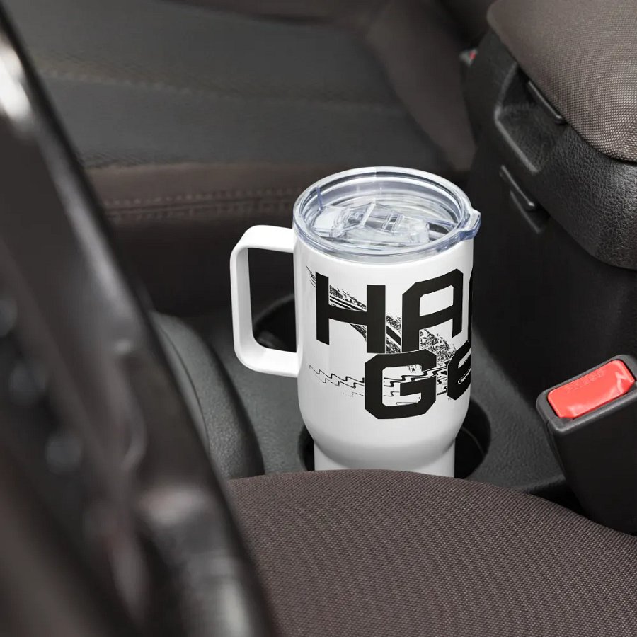 HApex Gear Black Name and Logo Travel Mug with a Handle product image (8)
