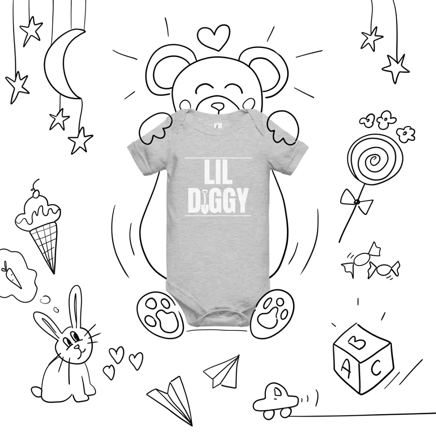 White Logo Onesie product image (4)