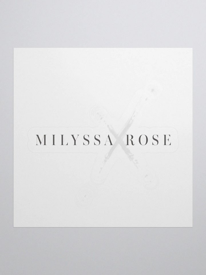 Official Milyssa Rose Logo Sticker product image (1)