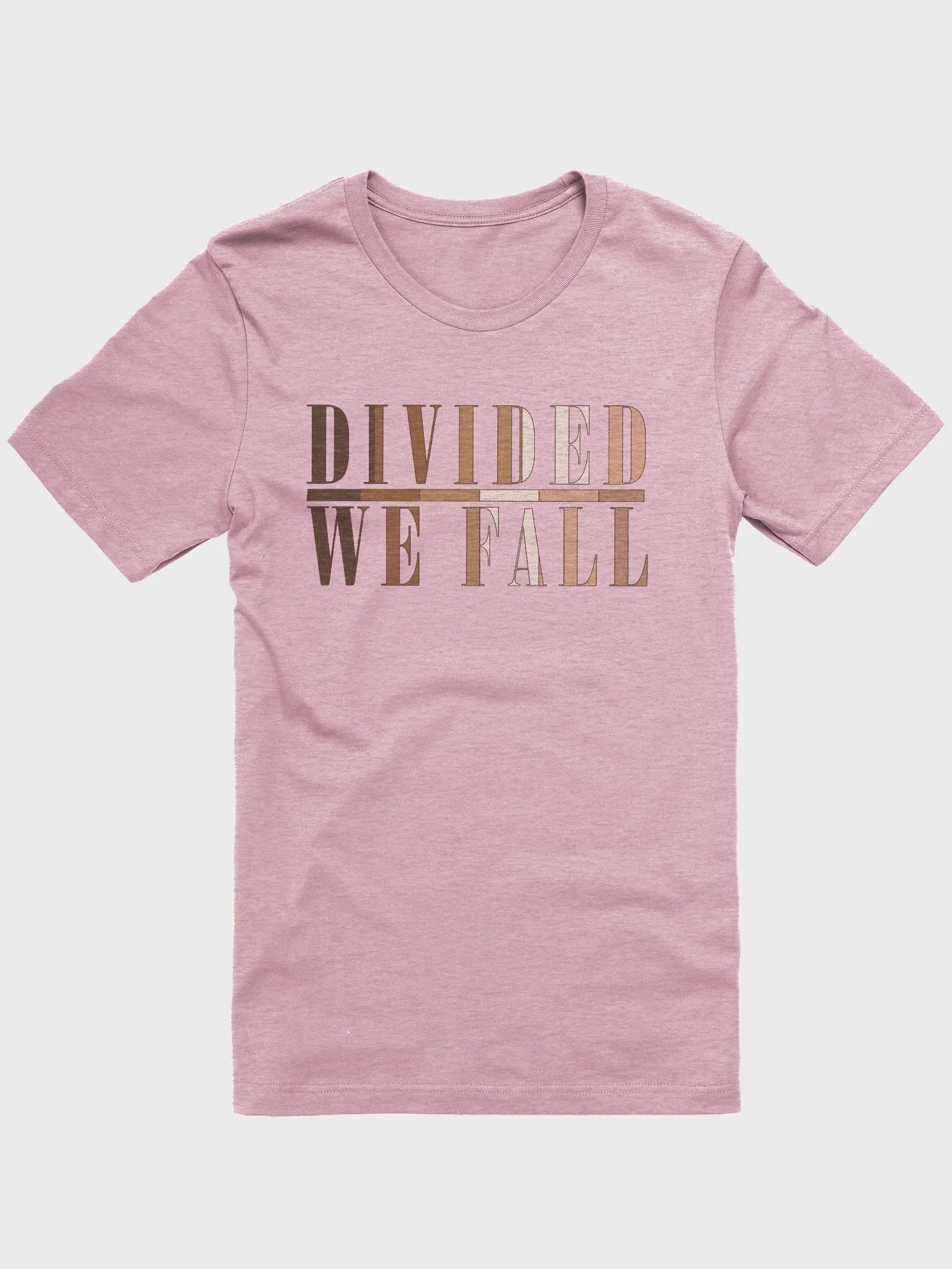 Divided We Fall - Skin Colour Two - Bella+Canvas Supersoft T-Shirt product image (2)