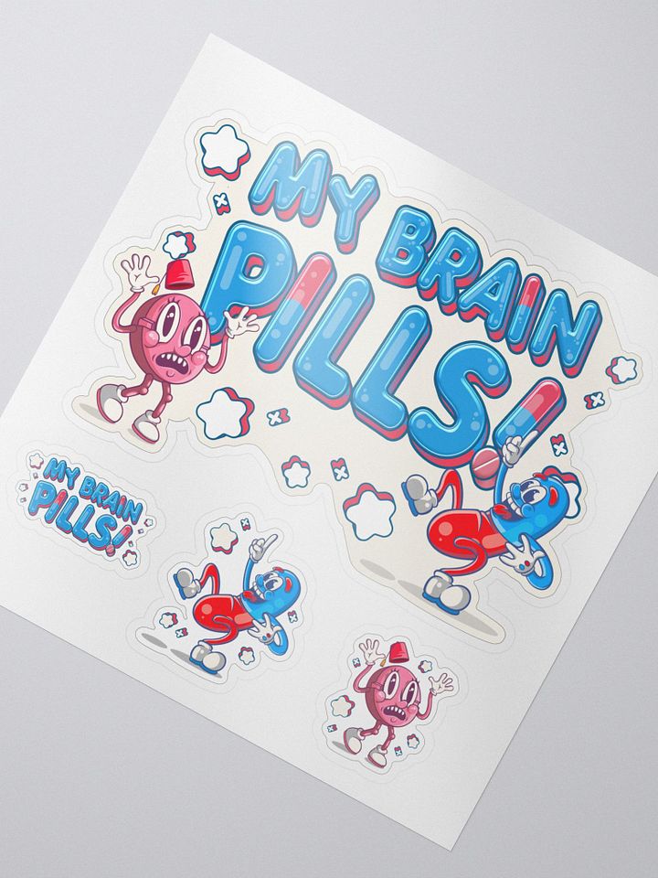 My Brain Pills! Stickers (Sheet 1) product image (2)