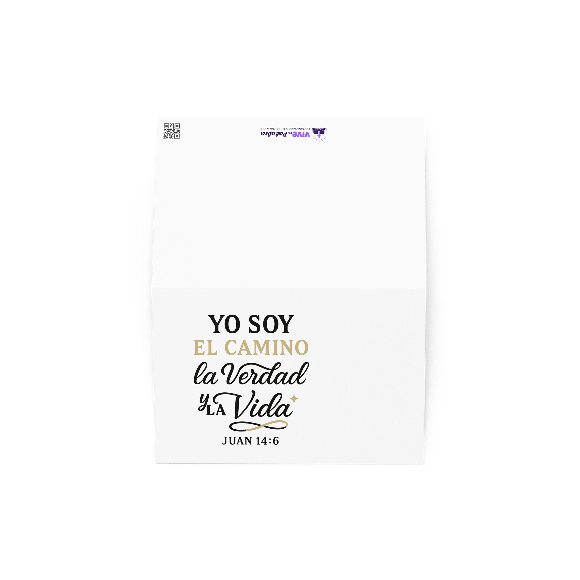 Spanish Christian Greeting Card – “Yo Soy el Camino, la Verdad y la Vida” – John 14:6 product image (2)