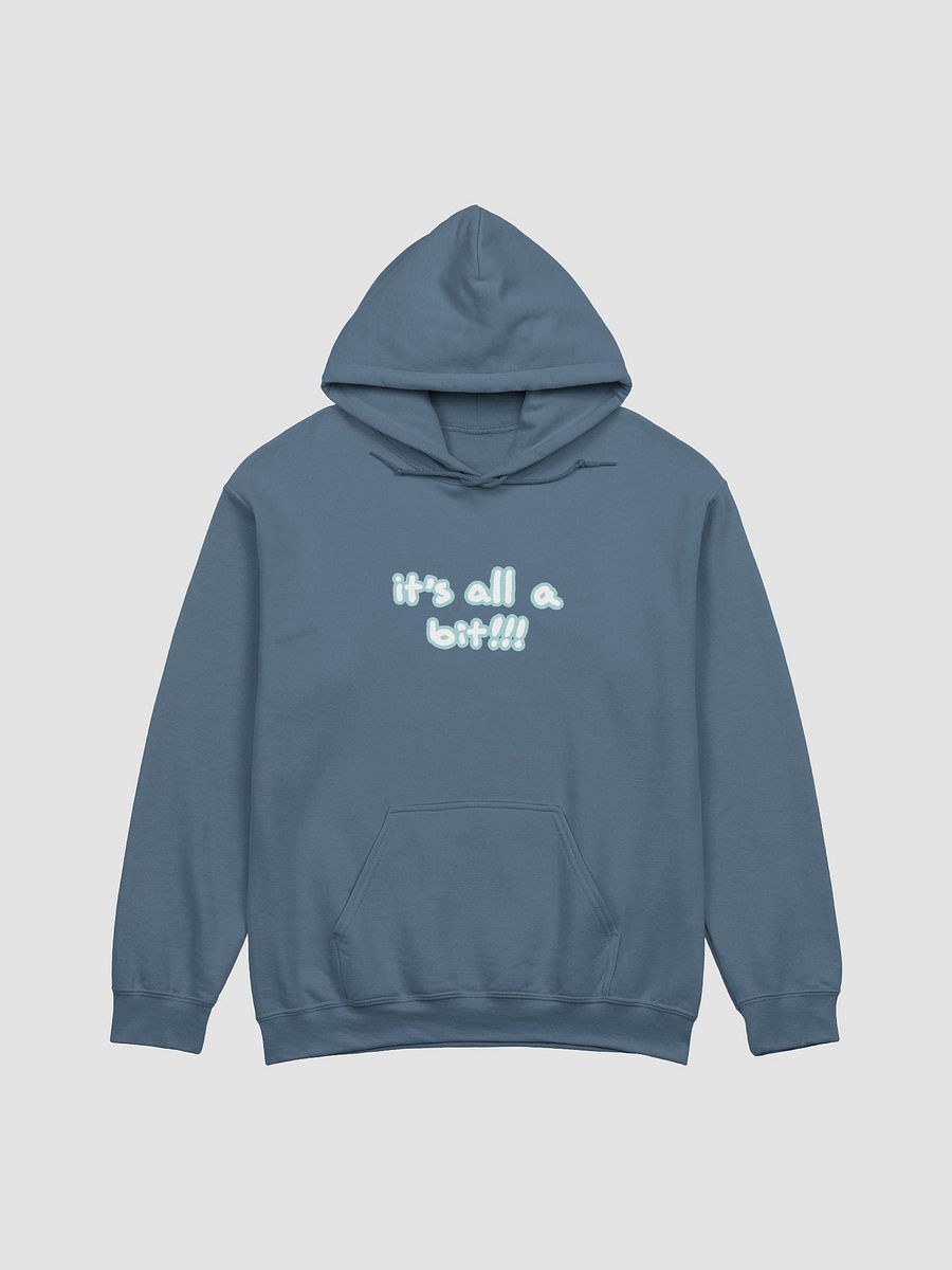 “It’s all a bit!!!” (lined design, #A8D7D8) classic hoodie product image (2)