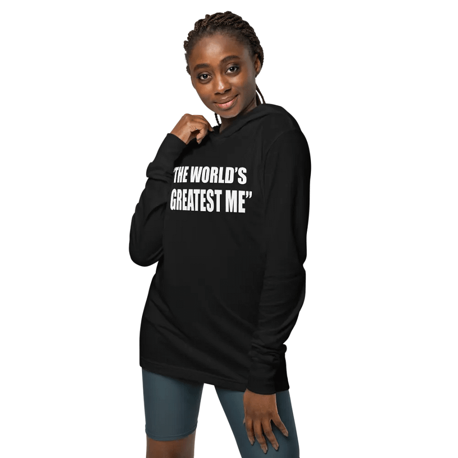 The World's Greatest Me Hooded Long Sleeve Tee product image (9)