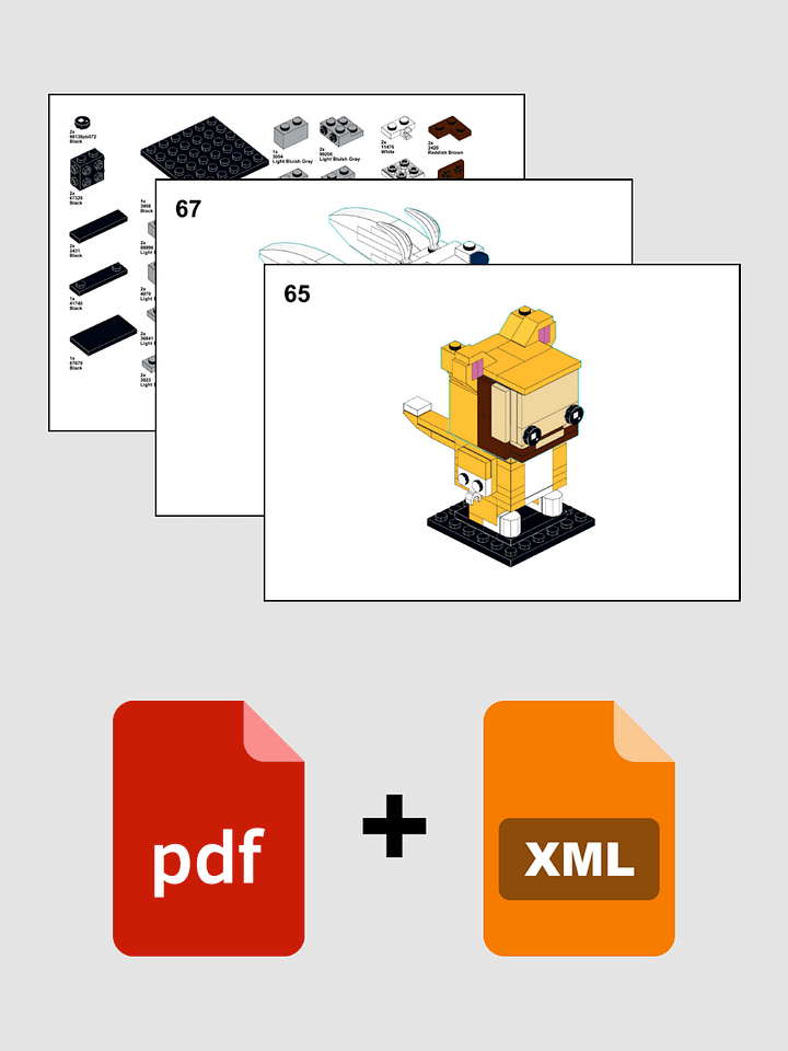 Pix Catty + Pix Bunny Combo PDF and Parts List product image (2)