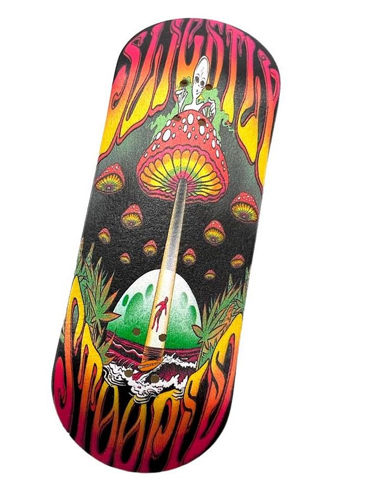 LC BOARDS X SLIGHTLY STOOPID 98X34 MUSHROOM ALIEN FINGERBOARD COMPLETE product image (2)