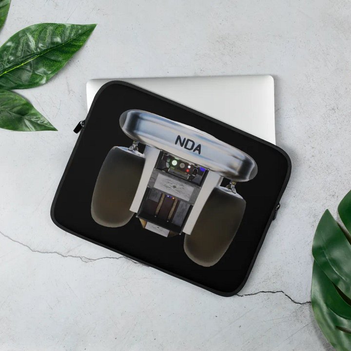 NDA Jetpack Black Laptop Sleeve product image (2)