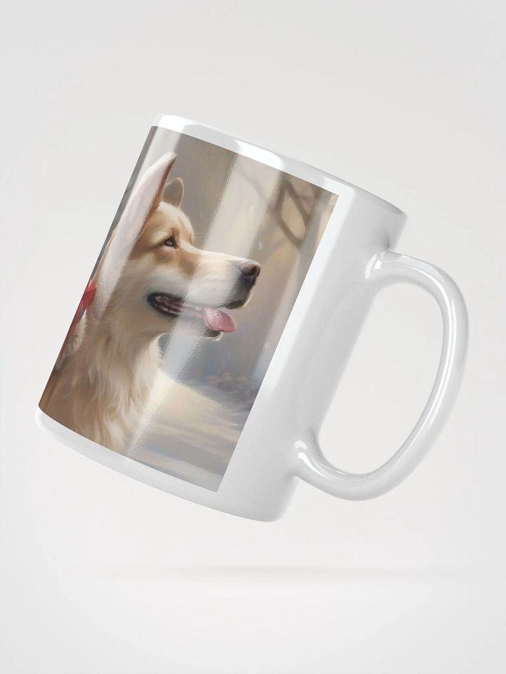 548-Mugs with Dog-Mugs, White Glossy Mug-Ceramic--Furry Festivity: A Magical Christmas Companion product image (2)