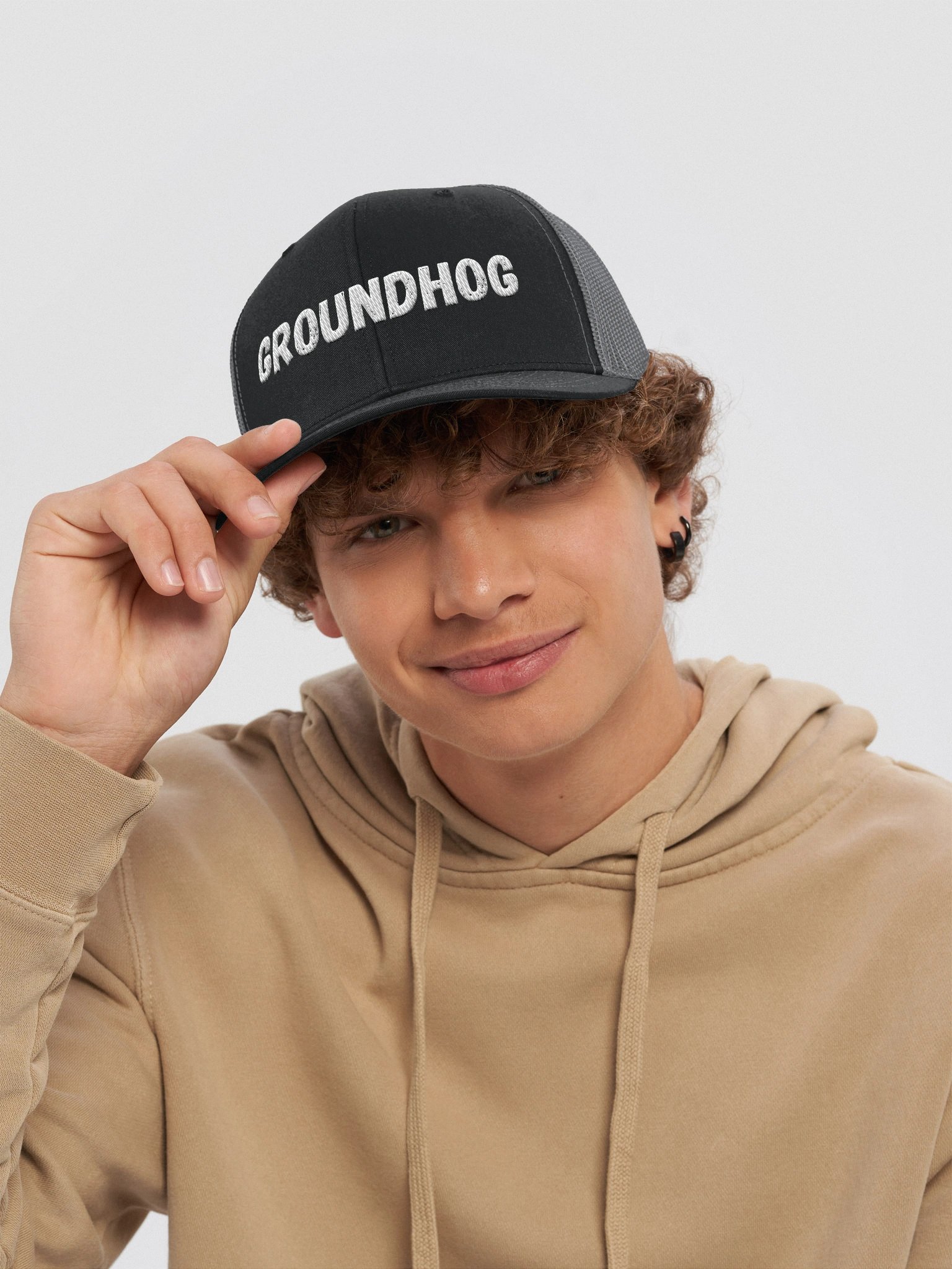 Groundhog Trucker Hat product image (43)