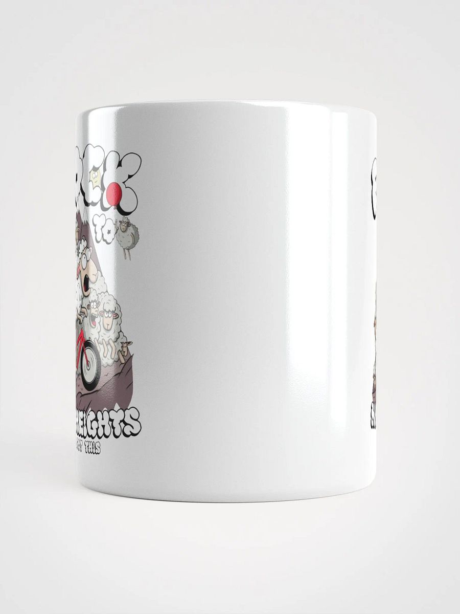 Flock to New Heights - Mug Cute Sheep Bike Design product image (15)