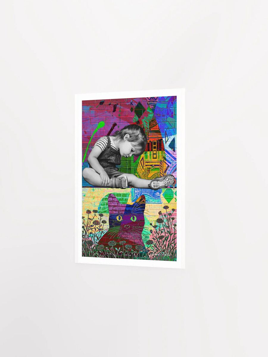 'Over the Wall' by Edward Martin-Mixed Media Collage Print product image (3)