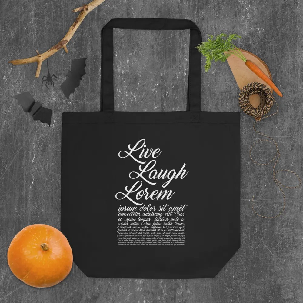 Live Laugh Lorem Ipsum Tote Bag product image (6)