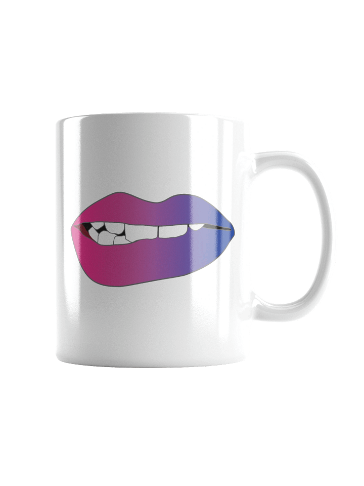 Bisexual Pride Gradient Biting Lips Mug product image (1)