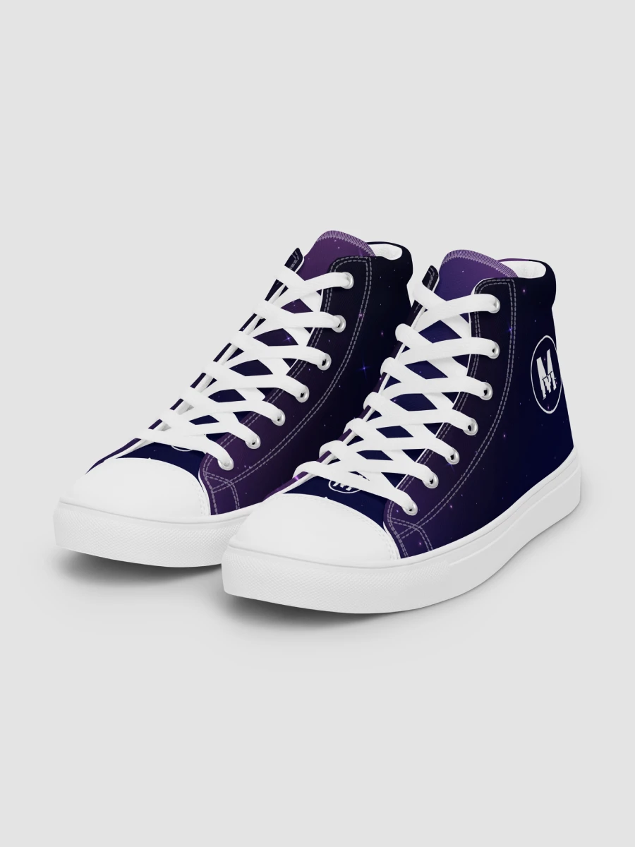 Grape Galaxy Quest - Women's High Tops | #MadeByMELO product image (11)