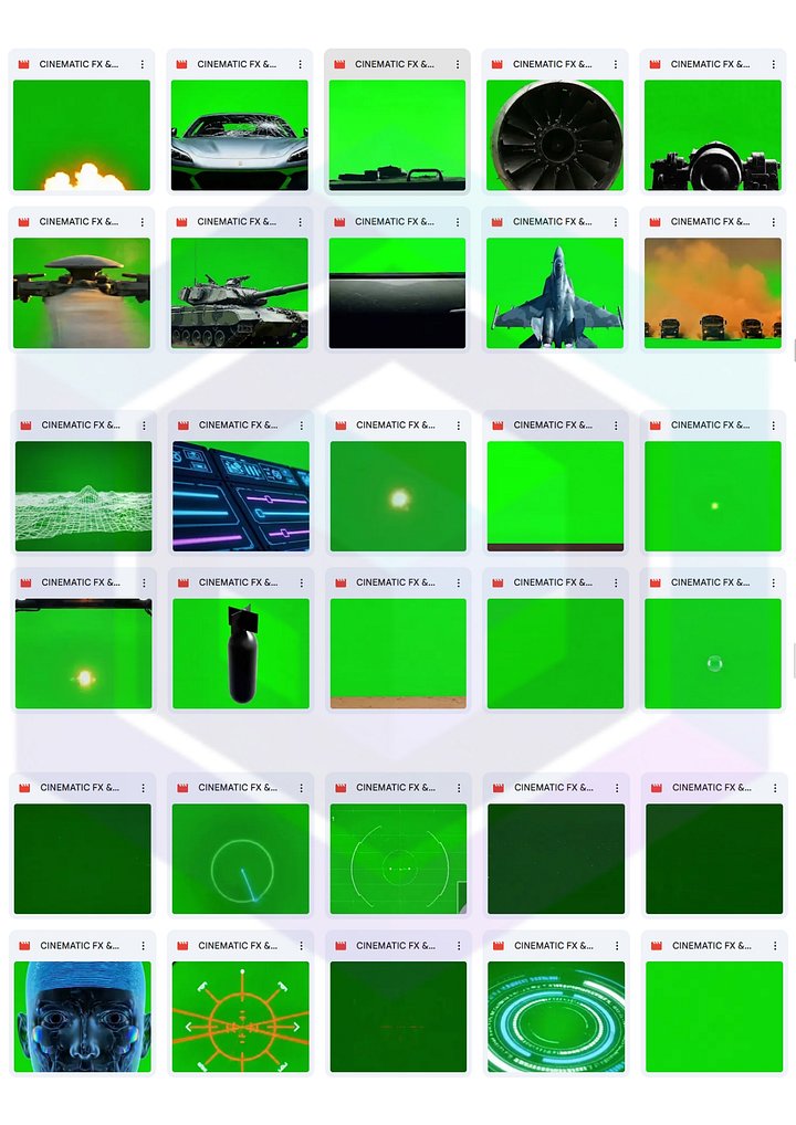 100 CINEMATIC FX & OVERLAYS GREEN SCREEN BUNDLE FOR PROFESSIONAL VIDEO EDITING product image (2)