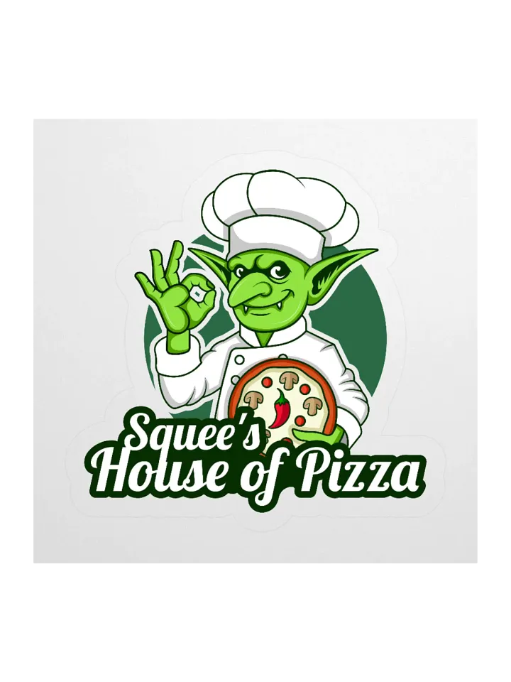 Squee’s House of Pizza Kiss-Cut Stickers product image (1)